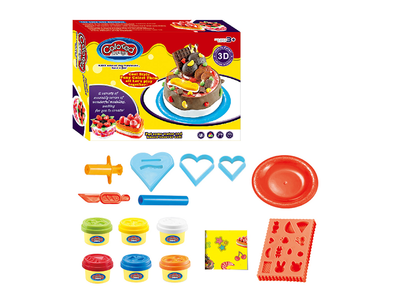 DIY Cake Play Dough Set