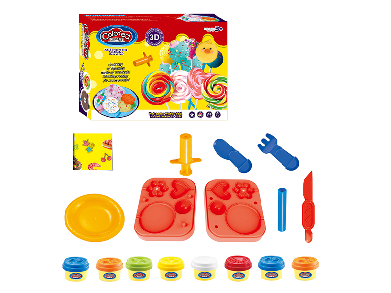 DIY Lollipop Play Dough Set