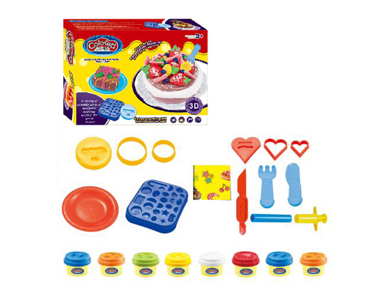 DIY Cake Play Dough Set