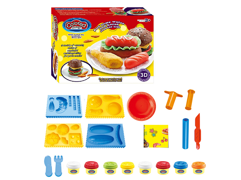DIY Fast Food Play Dough Set