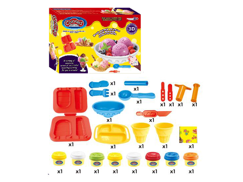 DIY Ice Cream Play Dough Set