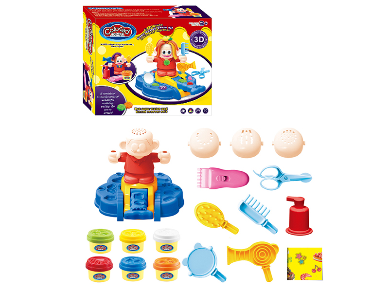 Fashion Barber Clay Set
