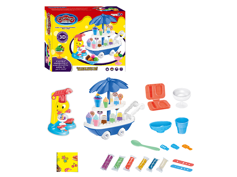 DIY Ice Cream Play Dough Set