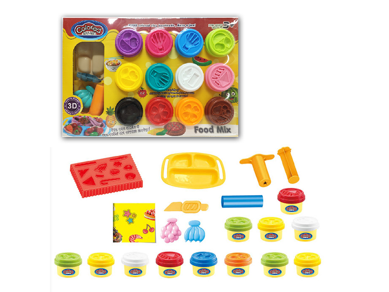 DIY Food Modeling Play Dough Set