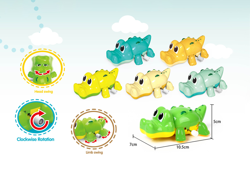 Windup Crawling Crocodile Toy