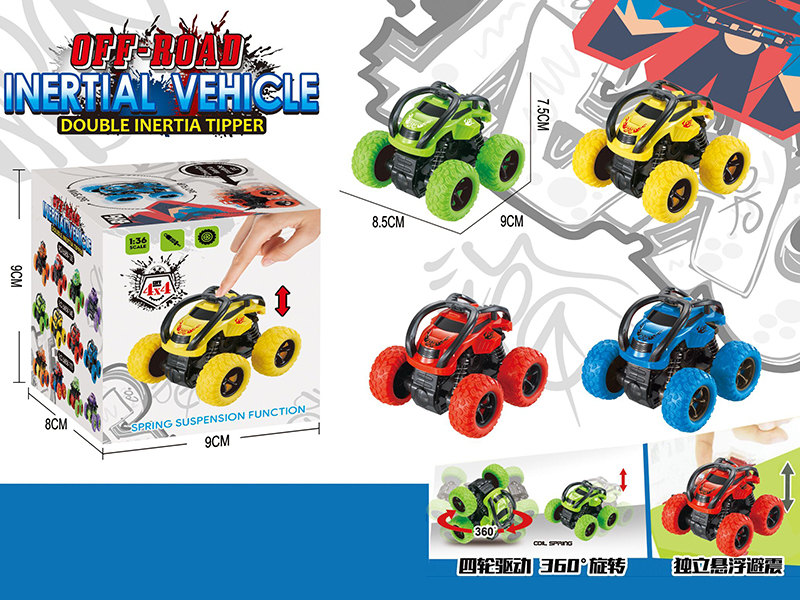 Double Friction Stunt Off-Road Vehicle