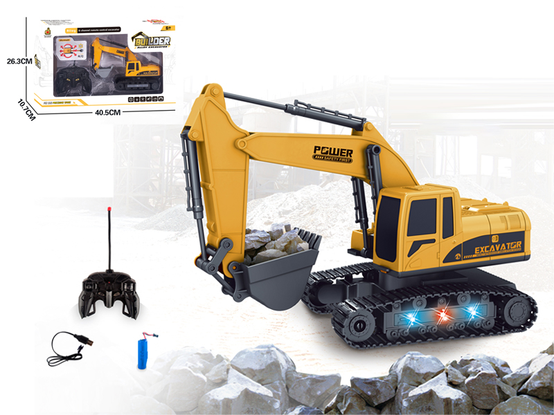 1:24 6CH R/C Alloy Excavator