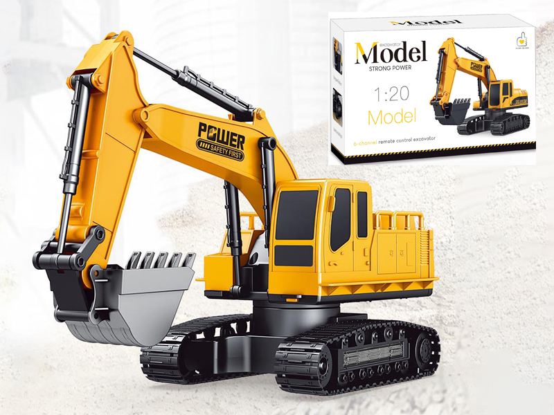 1:20 6CH R/C Alloy Excavator