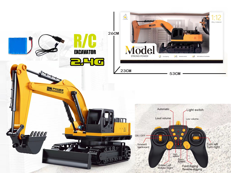 1:12 14CH R/C Excavator