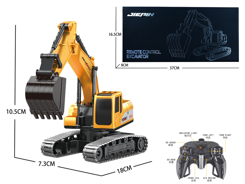 6CH R/C Alloy Excavator