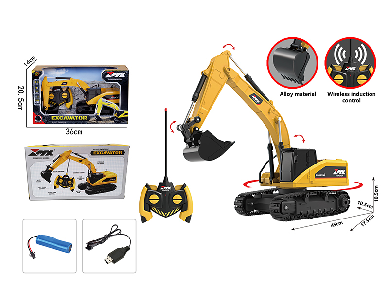 5CH R/C Alloy Engineering Excavator