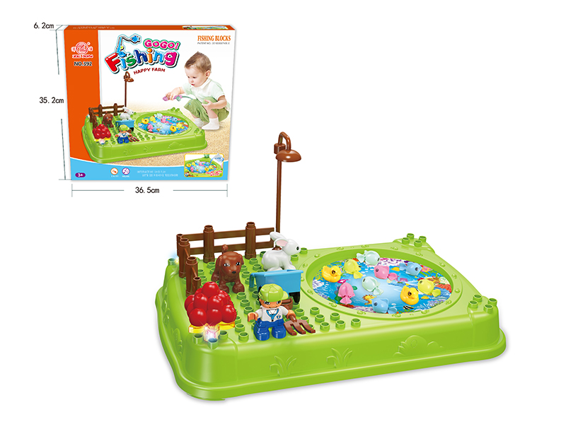 Building Block & Fishing Game