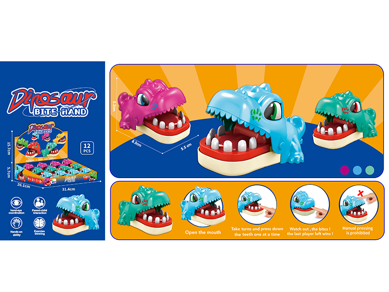 Mini Dinosaur Bite Hand(Tyrannosaurus Rex)12pcs