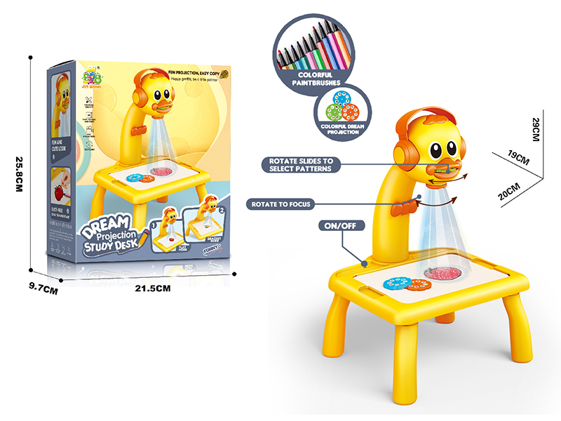 Duck Projection Painting Study Table