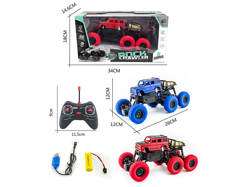 1:16 4-Channel 27Mhz Remote Control 6 Wheels 4WD Climbing Benz G-Class Simulated Car