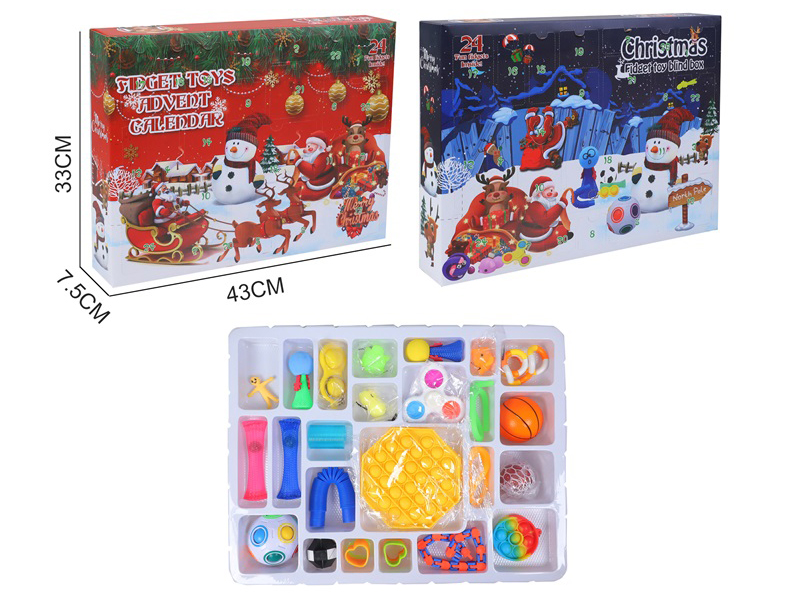 Christmas Decompression Fidget Toy Blind Box 24pcs