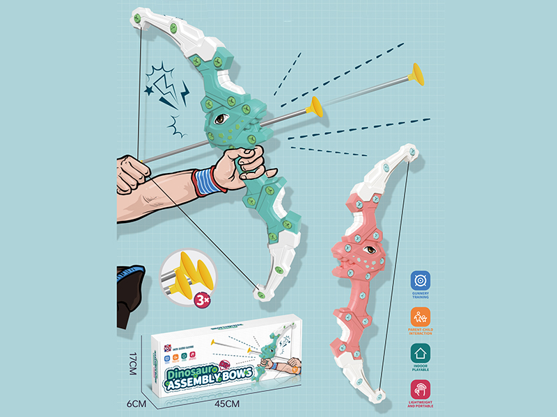 DIY Assembly Dinosaur Bow And Arrow