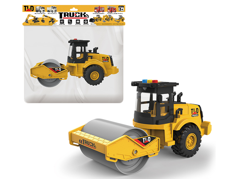 1:16 Friction Road Roller(With Light And Sound)