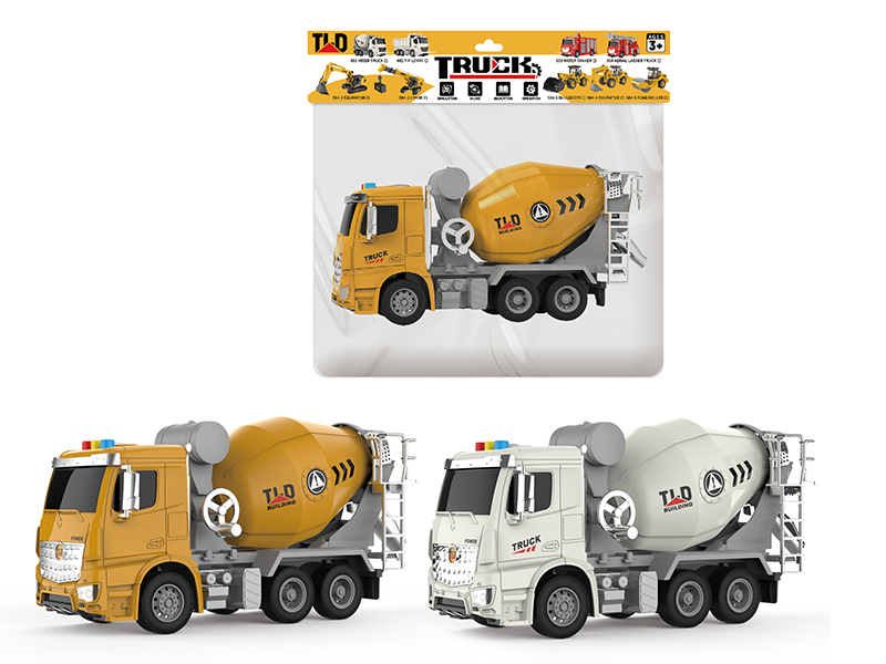 Friction Engineering Truck - Concrete Mixer(With Light And Sound)