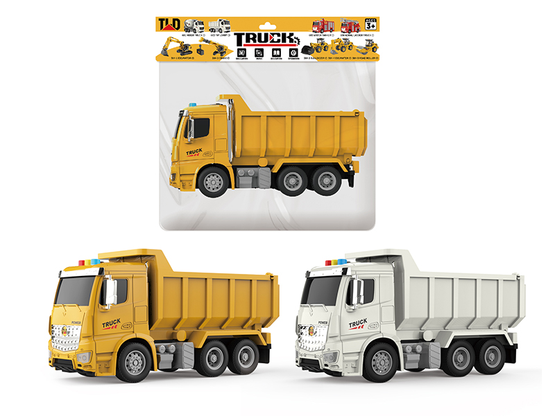 Friction Engineering Truck - Dump Truck(With Light And Sound)
