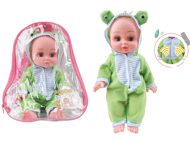 12-Inch Vinyl  Frog Dress-Up Doll With 6 Sounds IC