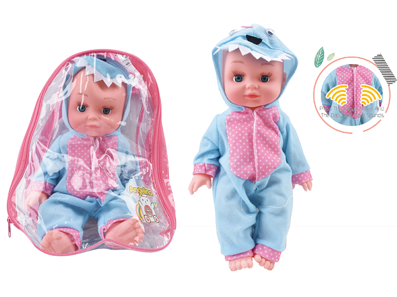 12-Inch Vinyl  Dinosaur Dress-Up Doll With 6 Sounds IC