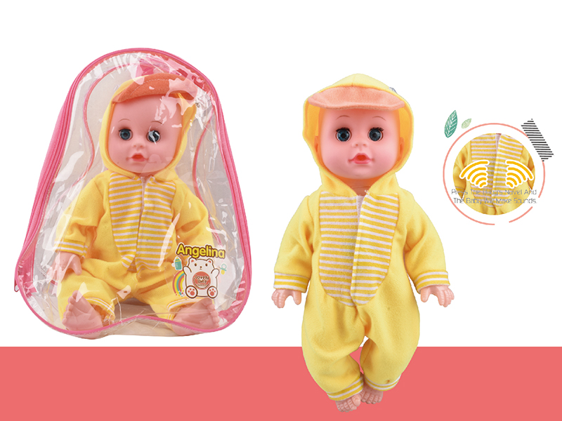 14-Inch Vinyl  Duck Dress-Up Doll With 6 Sounds IC,Movable Eyes