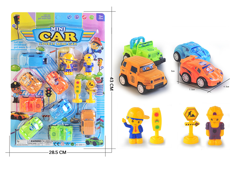 Mini Pull Back Car Set