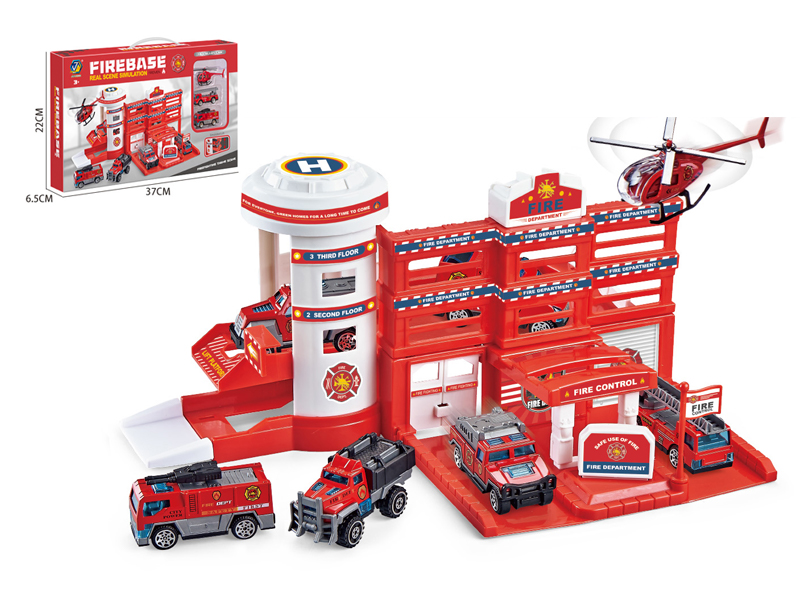 Alloy Themed Parking Lot-Elevator Fire Protection Base