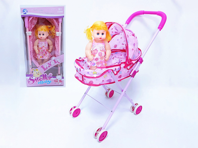 Iron Stroller +Girl Doll