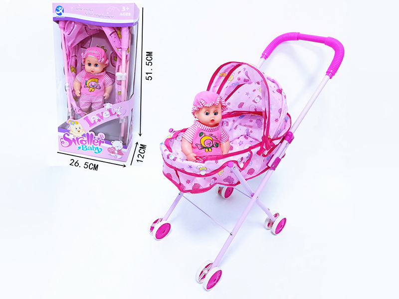 Iron Stroller +Boy Doll