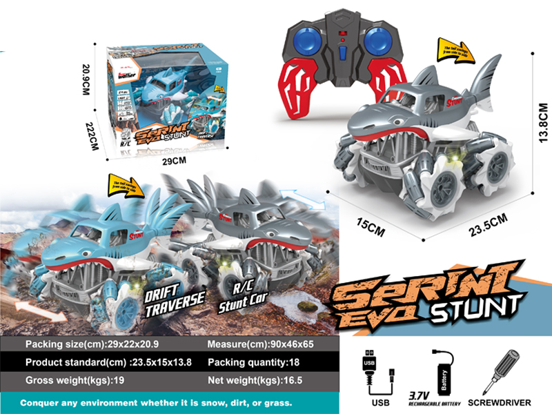 R/C Shark Stunt Vehicle