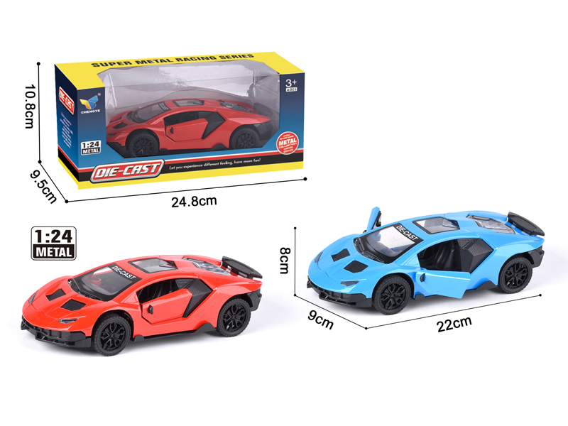 1:24 Pull Back Alloy Car