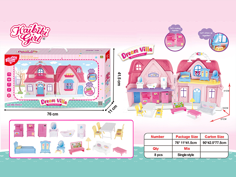 Villa Portable House Scene Set