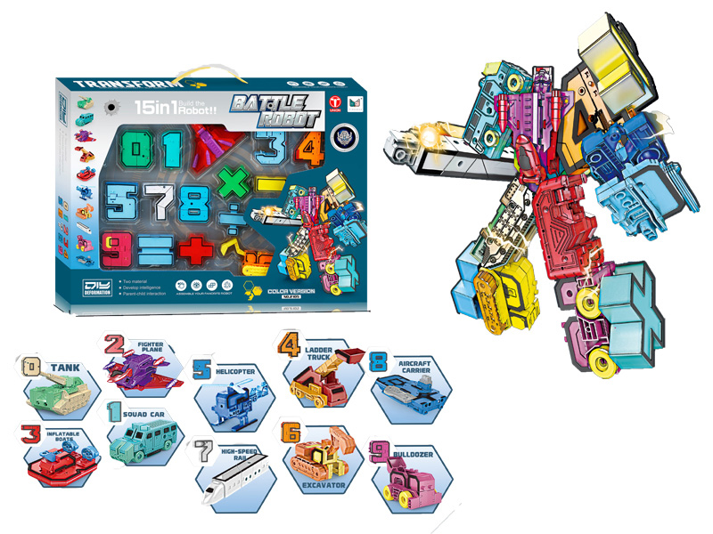 15 In 1 Full Spectrum Warrior Transformable Robot