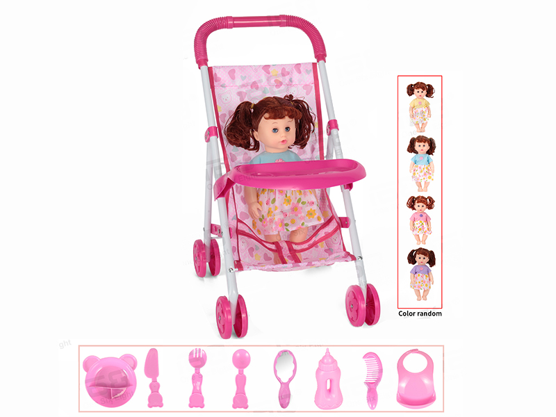 Baby Stroller With Dinner Plate + 12