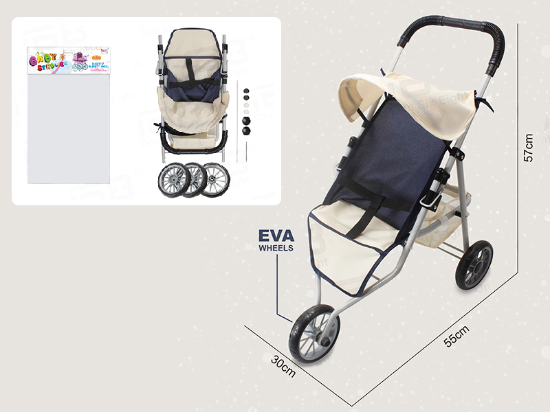 Baby Folding Stroller (EVA Wheel)(Bearing 50KG)