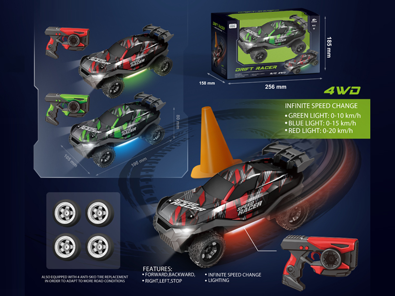 1:24 2.4G 6Ch 4Wd R/C Drift Car