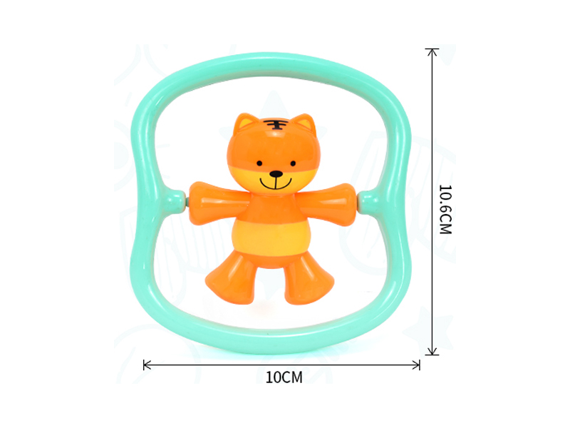Tiger Circle Baby Rattle