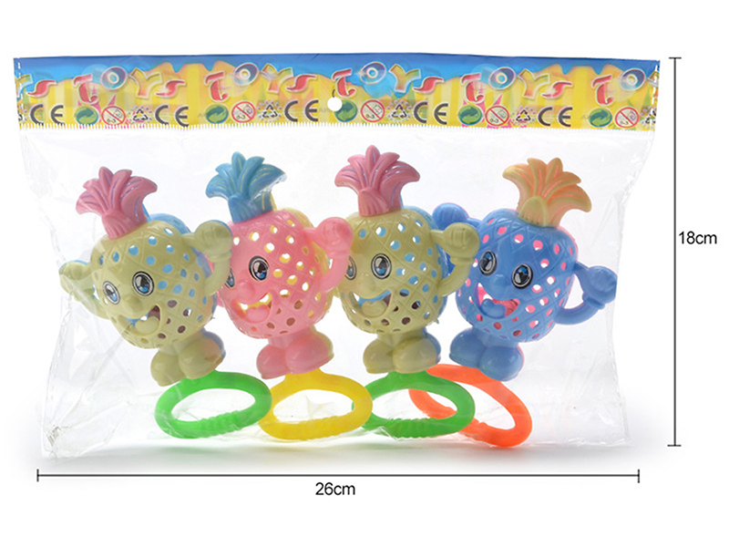 Cartoon Rattle 4pcs