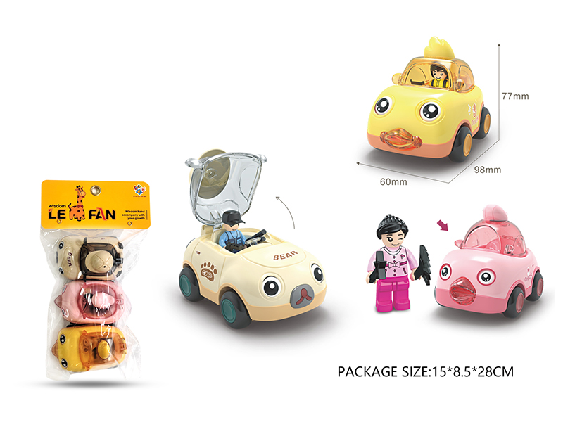 Friction Cartoon Animal Car