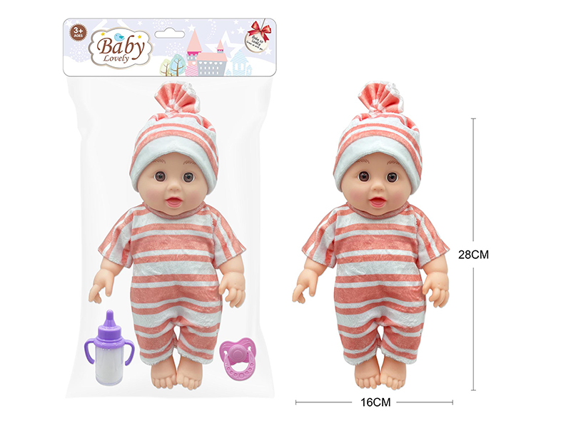 12 Inch Vinyl Doll With Accessories