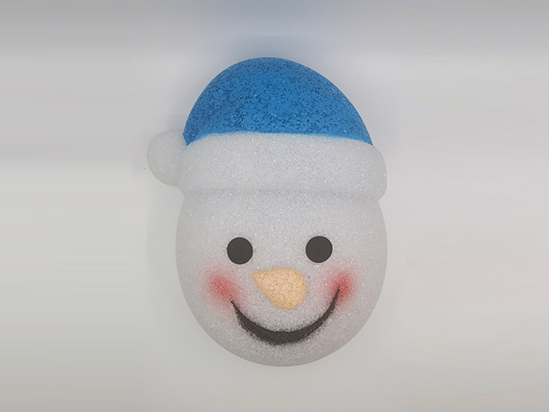 Blue Snowman Lampshade