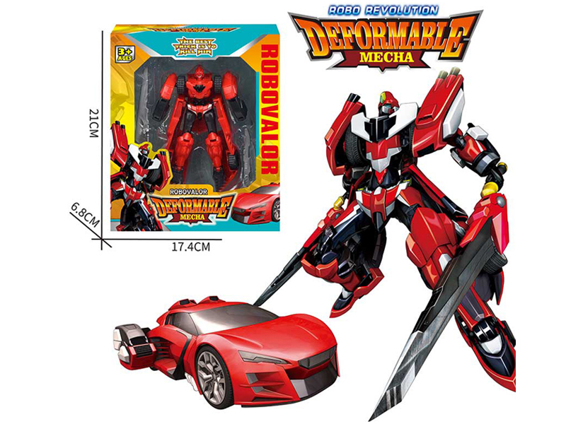 Transformable Vigorous Warrior Automotive Robot