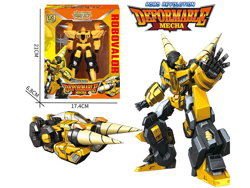 Transformable Vigorous Warrior Automotive Robot