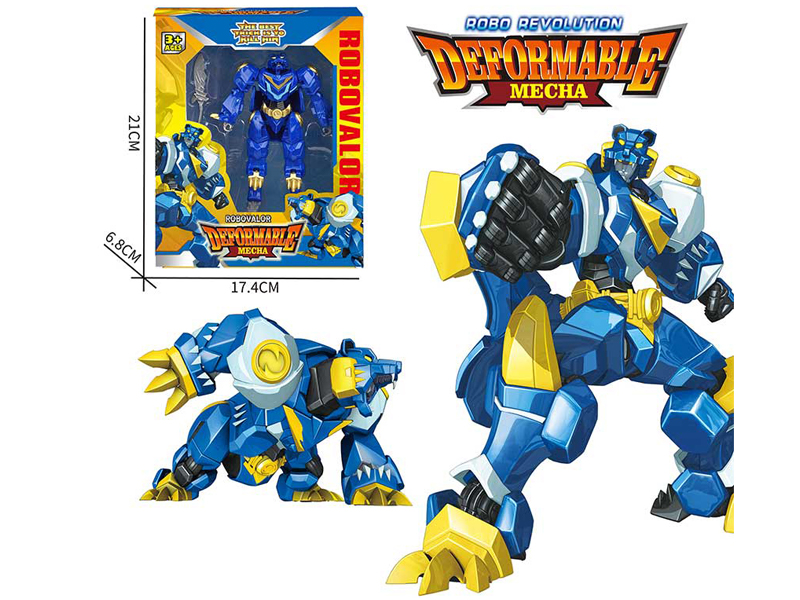Transformable Vigorous Warrior Ice Bear Robot