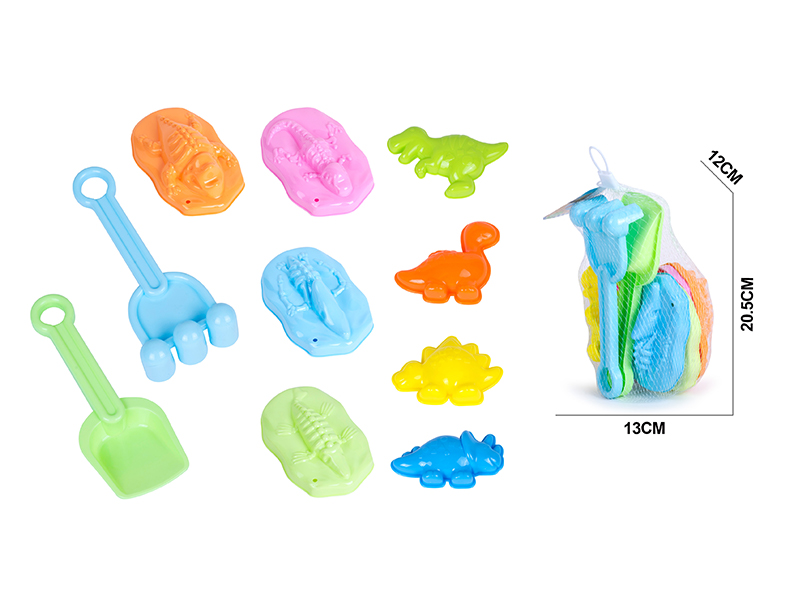 10PCS Dinosaur Fossil Sand Mold Set