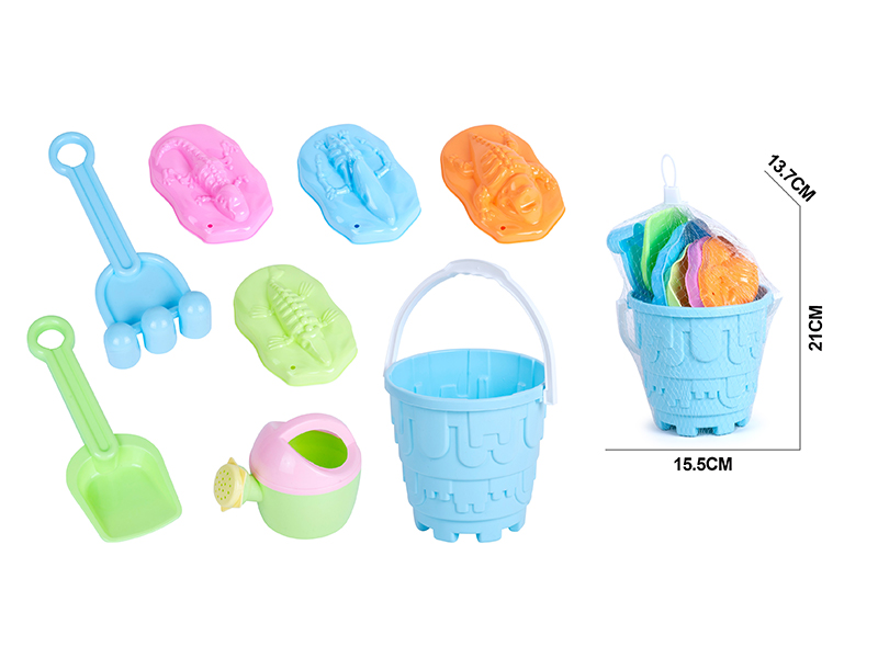 8PCS Dinosaur Fossil Sand Mold Set