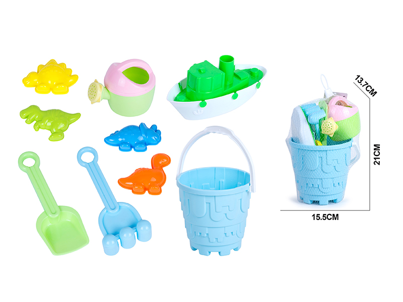 9PCS Dinosaur Fossil Sand Mold Set