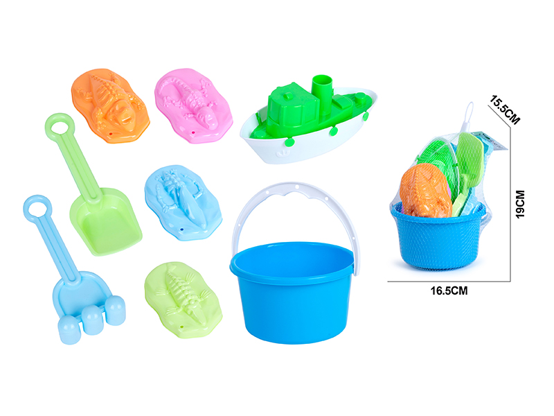 8PCS Dinosaur Fossil Sand Mold Set